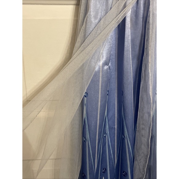Disney Princess Frozen II 4T Long Nightgown Sleep Pjama Elsa Tulle Skirt - Picture 4 of 6